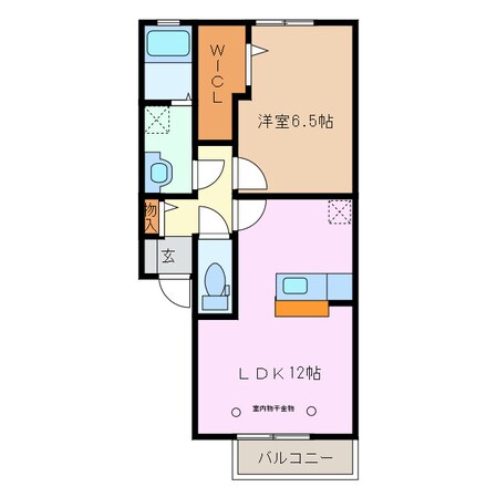 阿倉川駅 徒歩10分 2階の物件間取画像